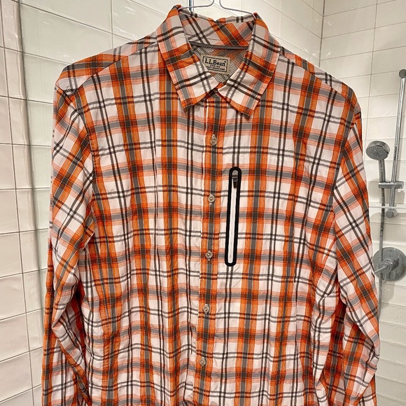Men's LL Bean Cool Weave Shirt (Medium) - Picture 1 of 8
